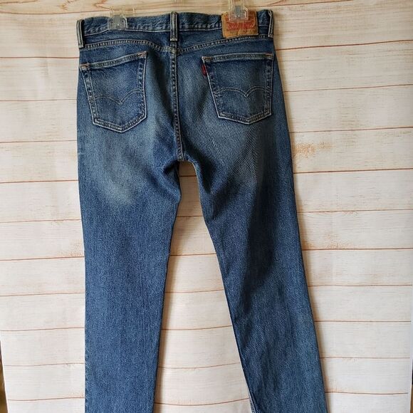 Levi's 511 Men's Distressed Jeans 33 x 30 - Picture 4 of 11
